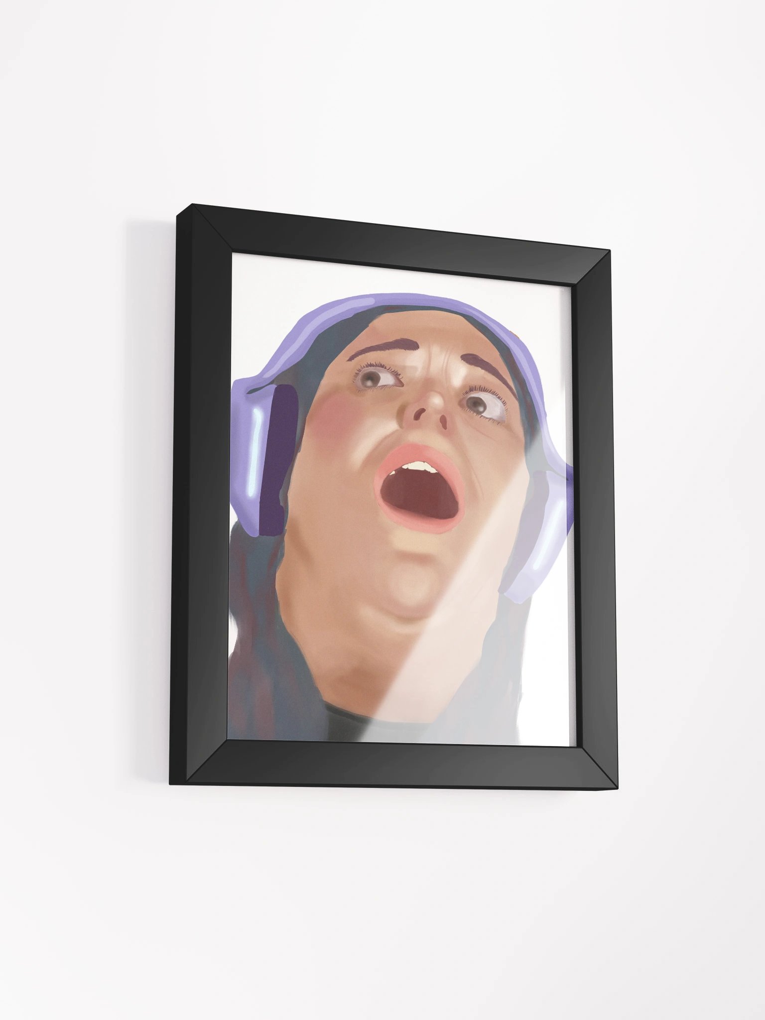Scared Hayley Framed Print product image (12)