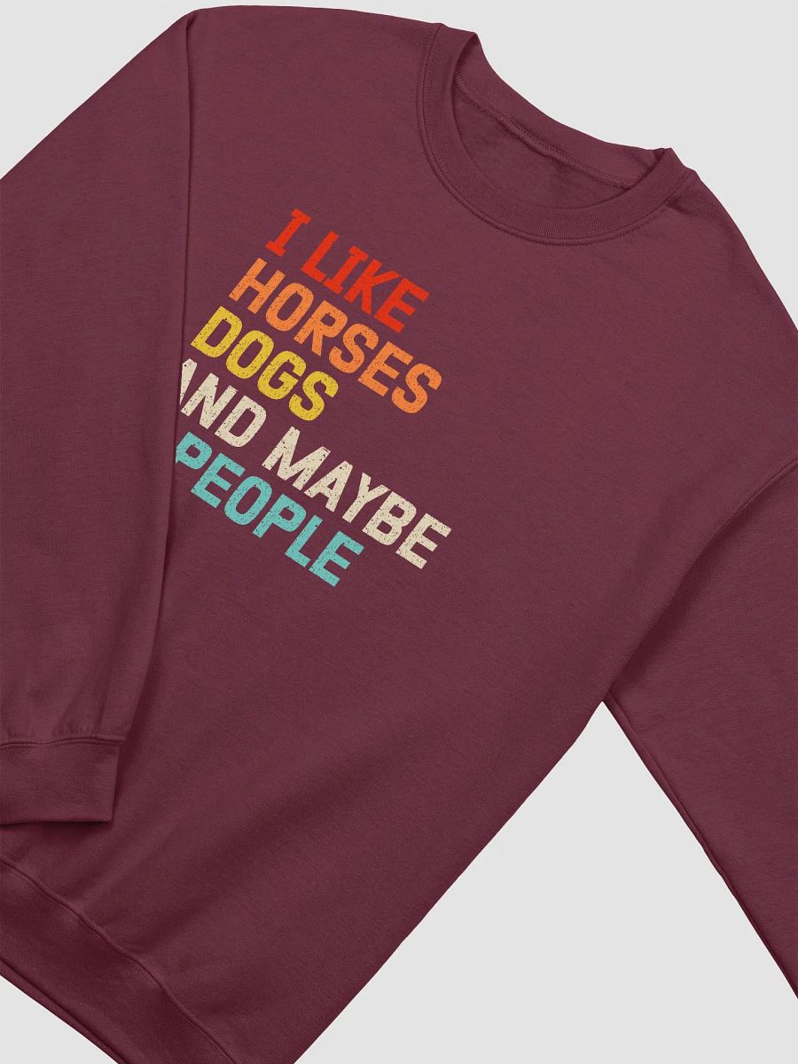 "Horses, Dogs and 3 people" Sweatshirt product image (3)