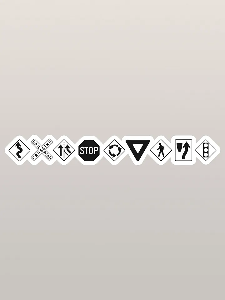 Road Signs Sticker product image (1)