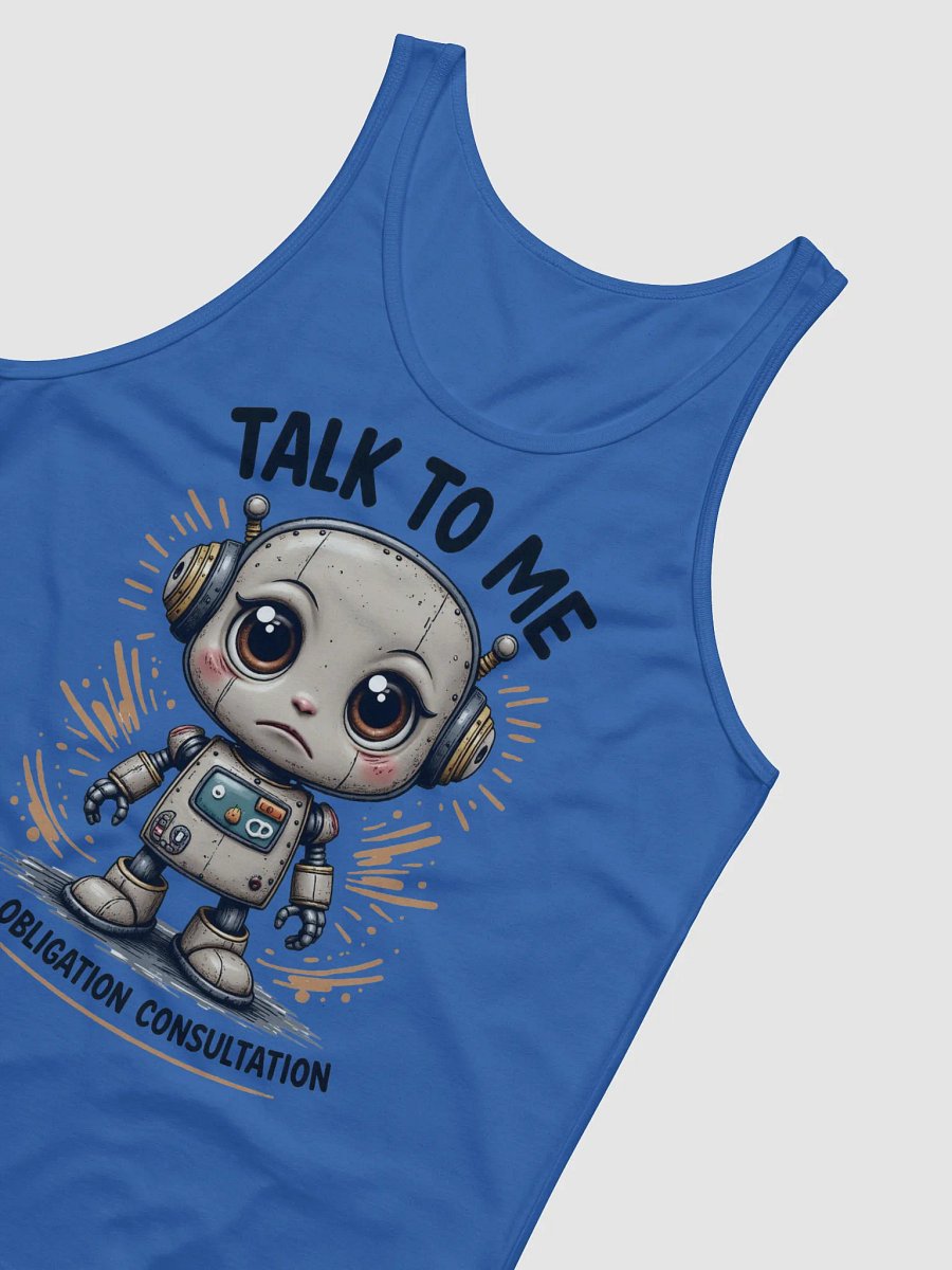 Sad Lonely Robot Melancholy Consultation Tank product image (18)