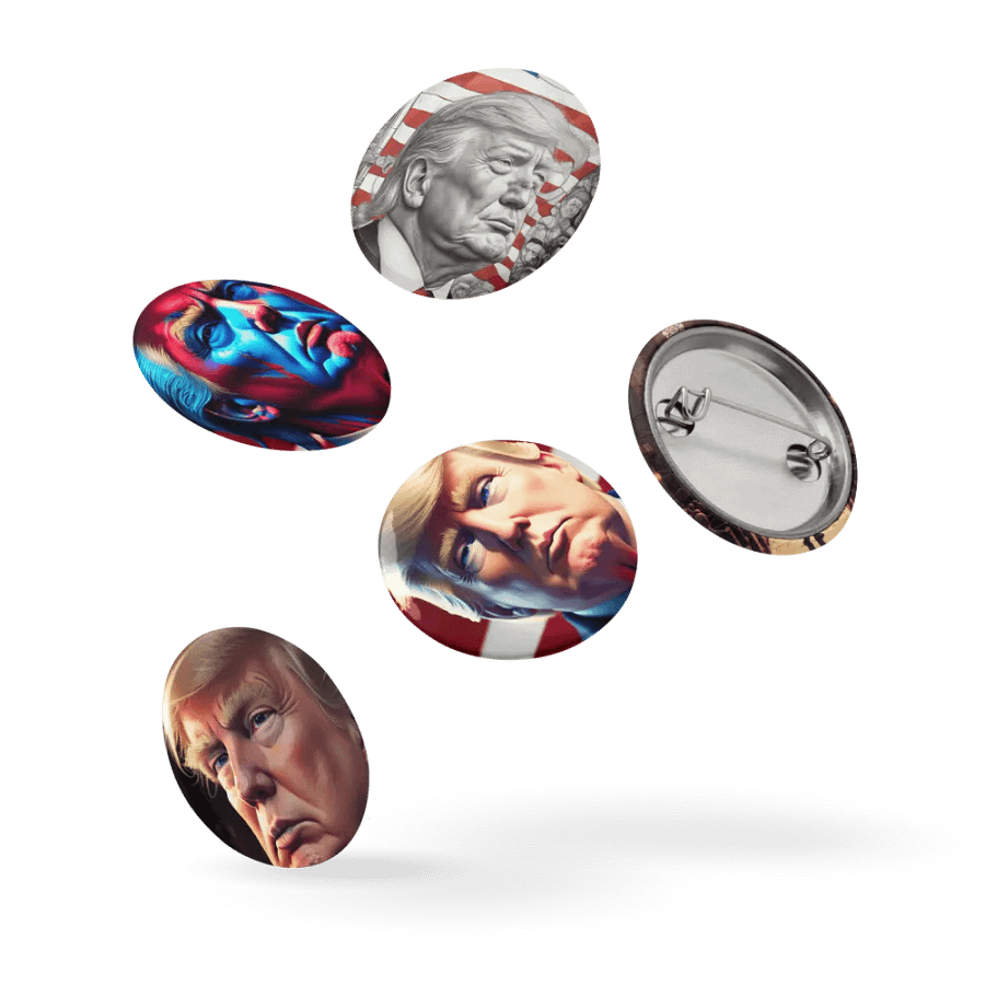 Patriotic Portrait Pin Set 1 product image (14)