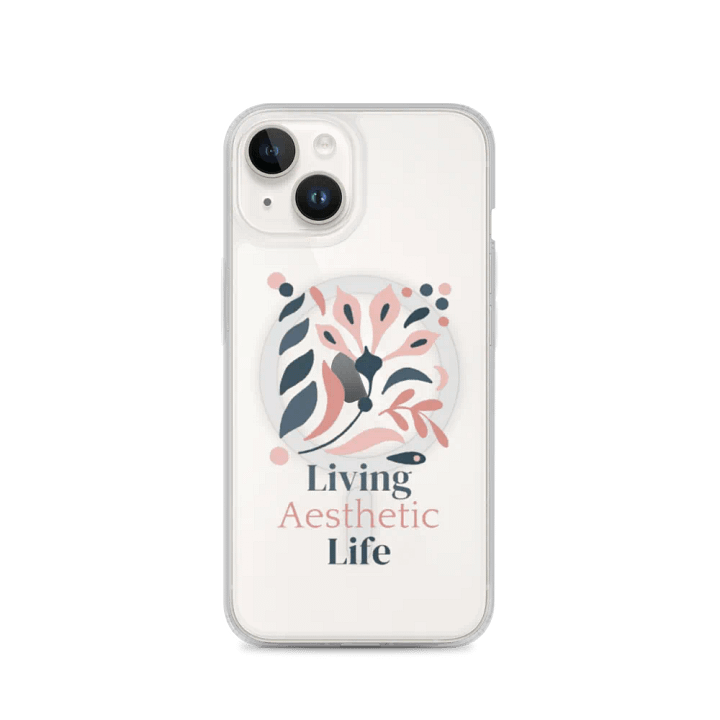 Aesthetic Floral MagSafe® iPhone® Clear Case product image (2)