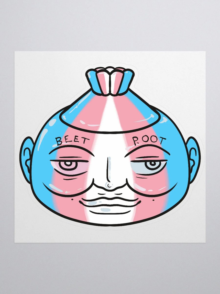 Trans Poot bubble free stickers product image (2)