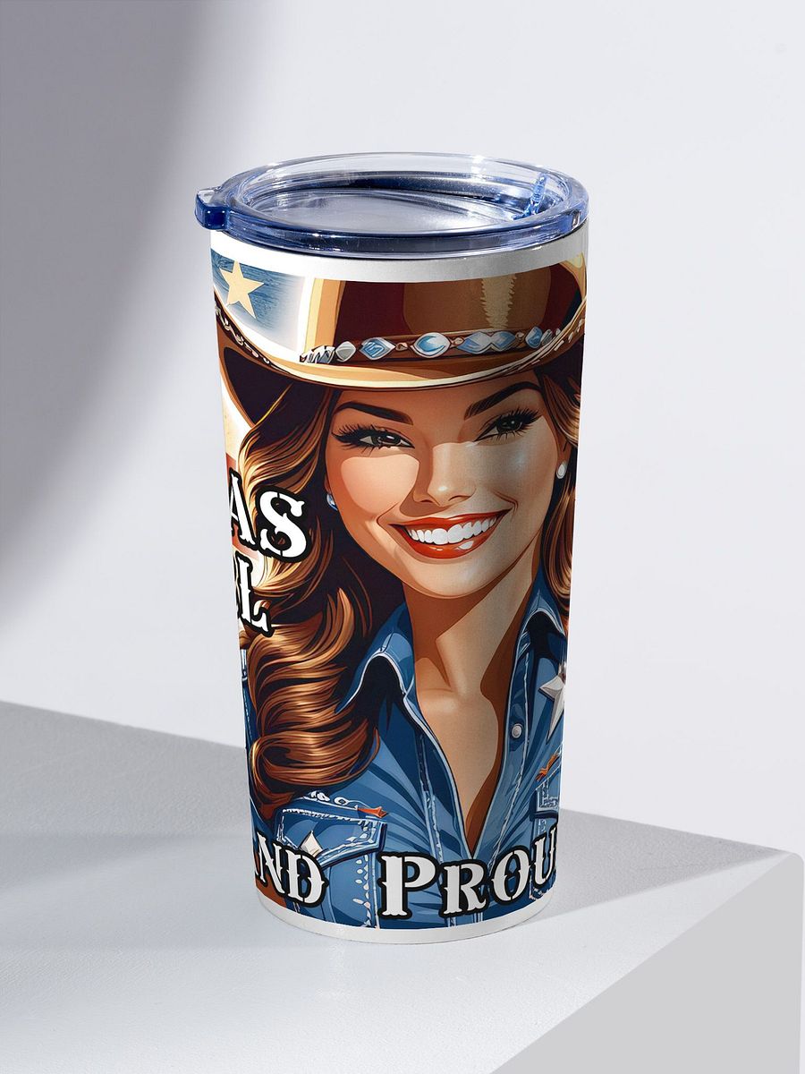 Texas Girl 20 oz Stainless Steel Tumbler - V1 product image (3)