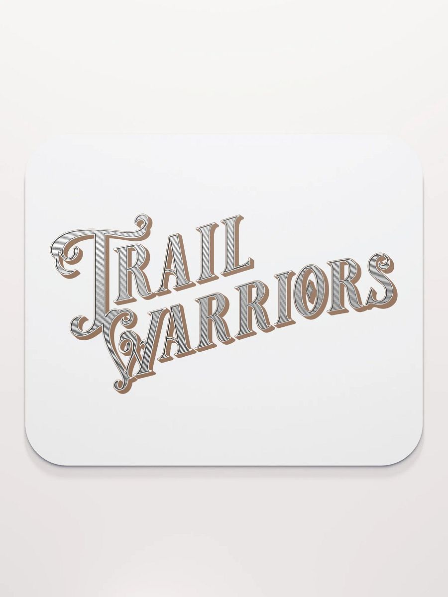 Brown w/ Gradient Classic Trail Warriors Emblem Mouse Pad product image (2)