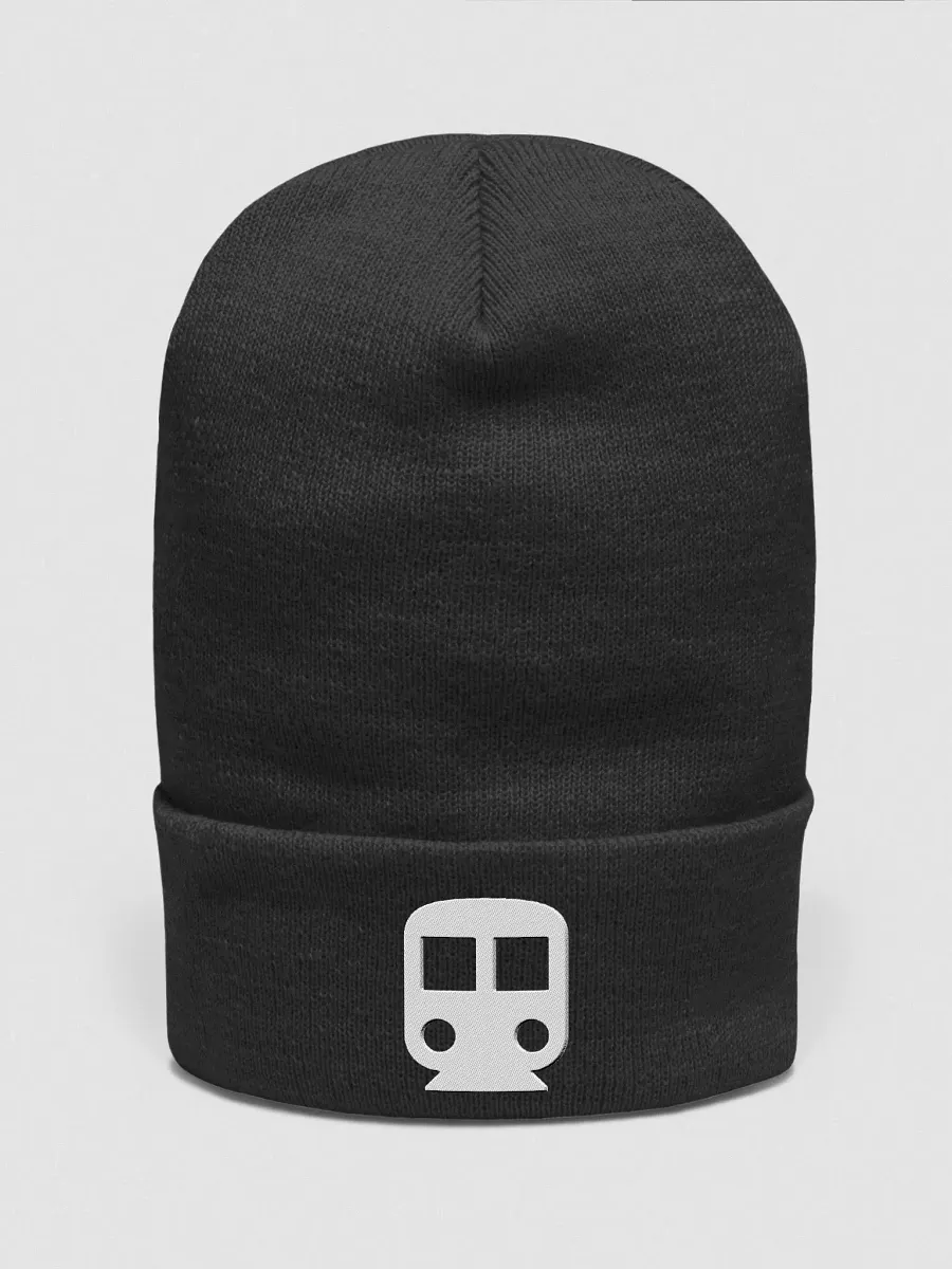 White Train Beanie product image (1)