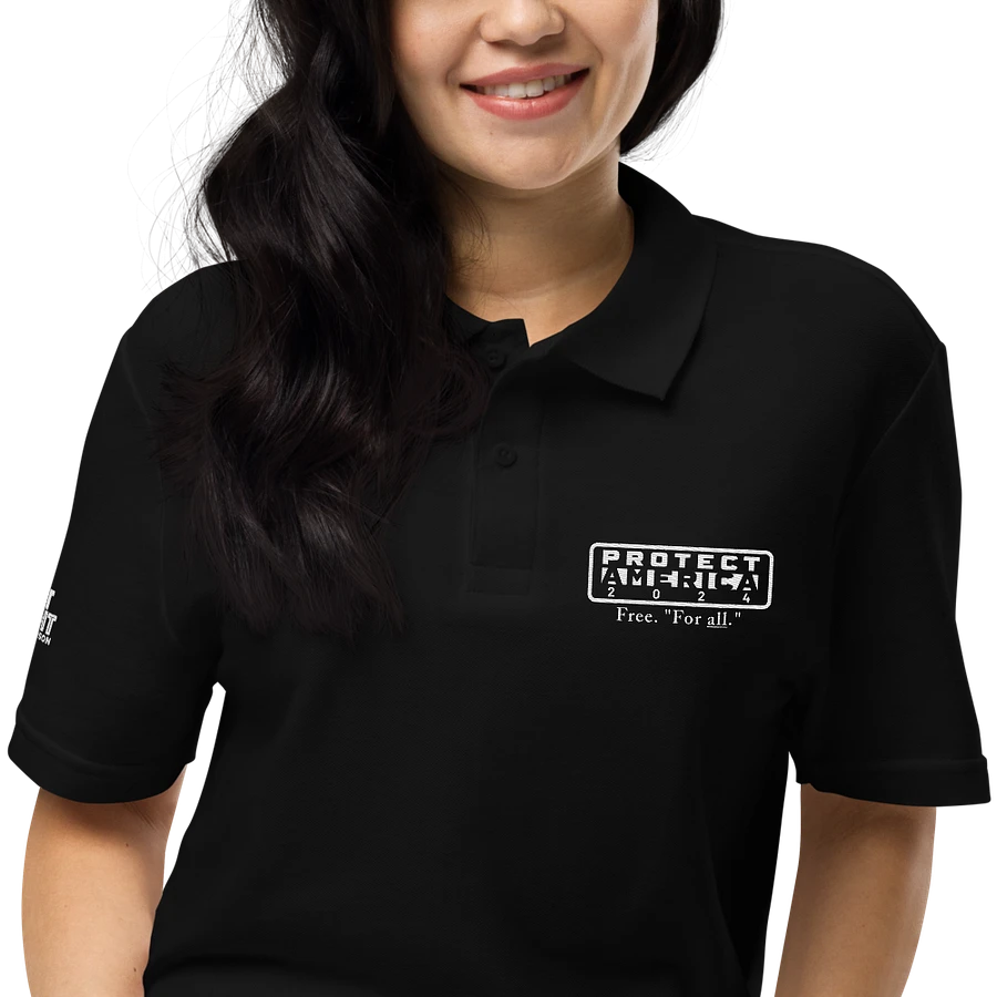 Protect America 2024 Polo Shirt (white text) product image (17)