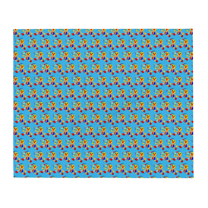 Blue Boyoyoing Dash Hearts Hypoallergenic Blanket product image (1)