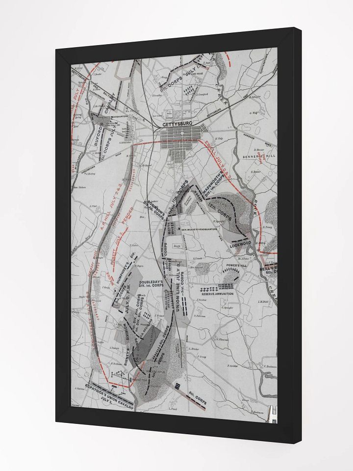 The Fish Hook (Gettysburg) - Framed Poster product image (2)