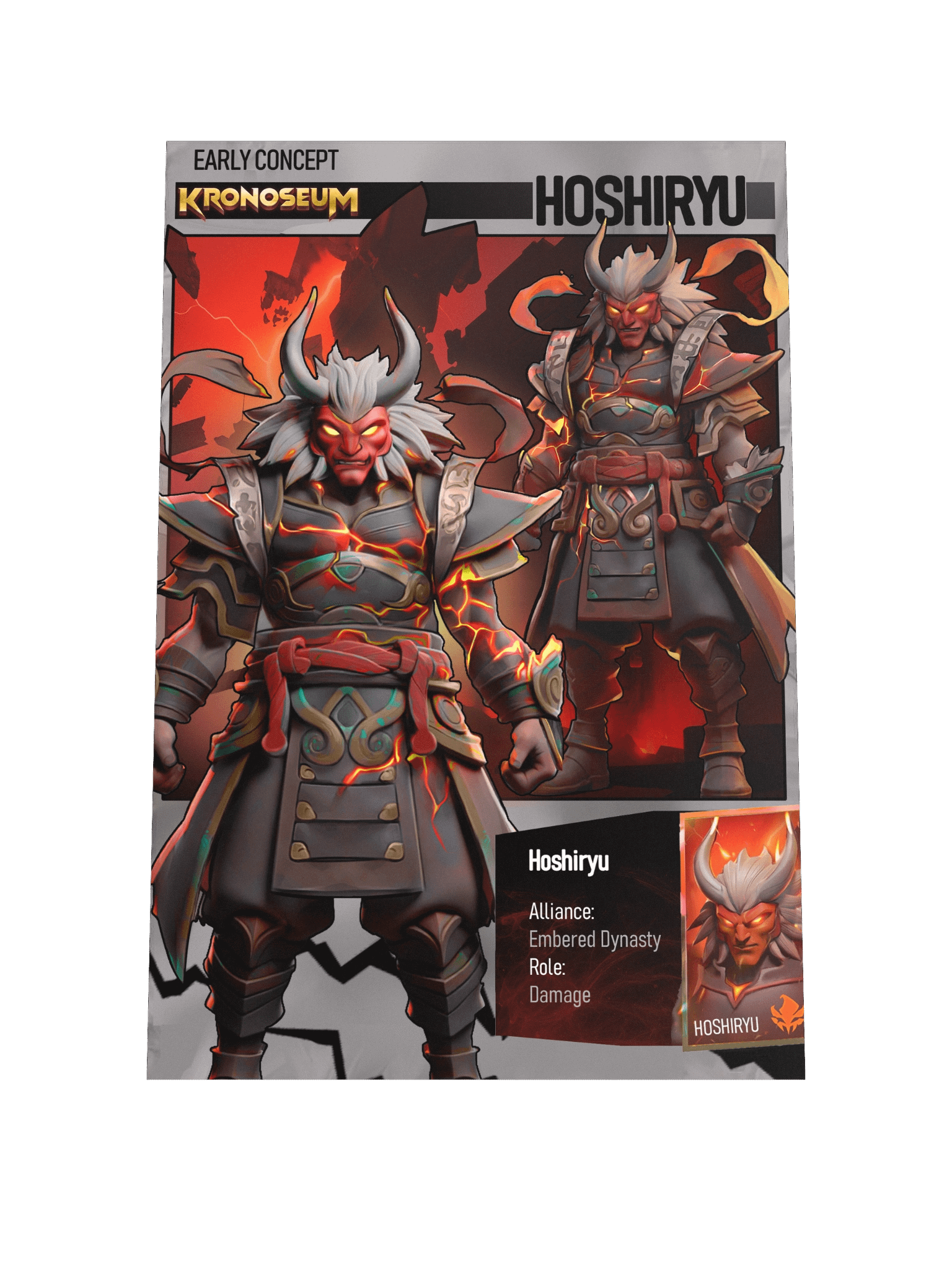 Hoshiryu Early Concept Art Poster product image (1)