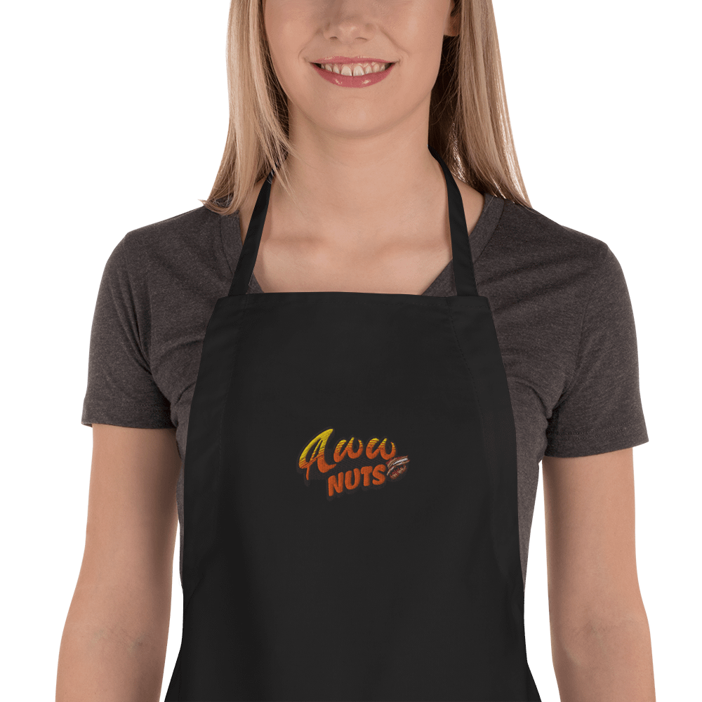 Aww Nuts Embroidered Cooking Apron product image (1)