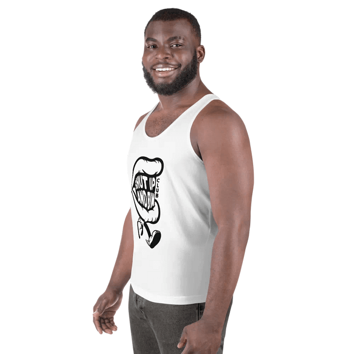 Loose White Logo Tank product image (2)