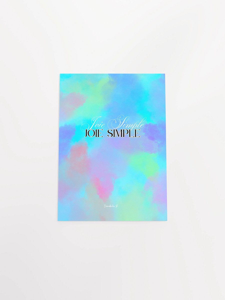 Poster Pastel Nuances de Lumière - Joie Simple - Cadeau Inspirant product image (8)