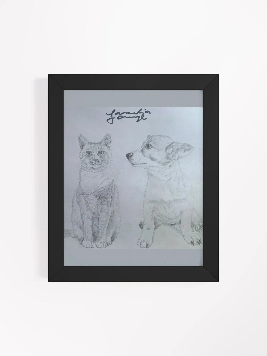 Whisker Friends Framed Matte Poster product image (4)