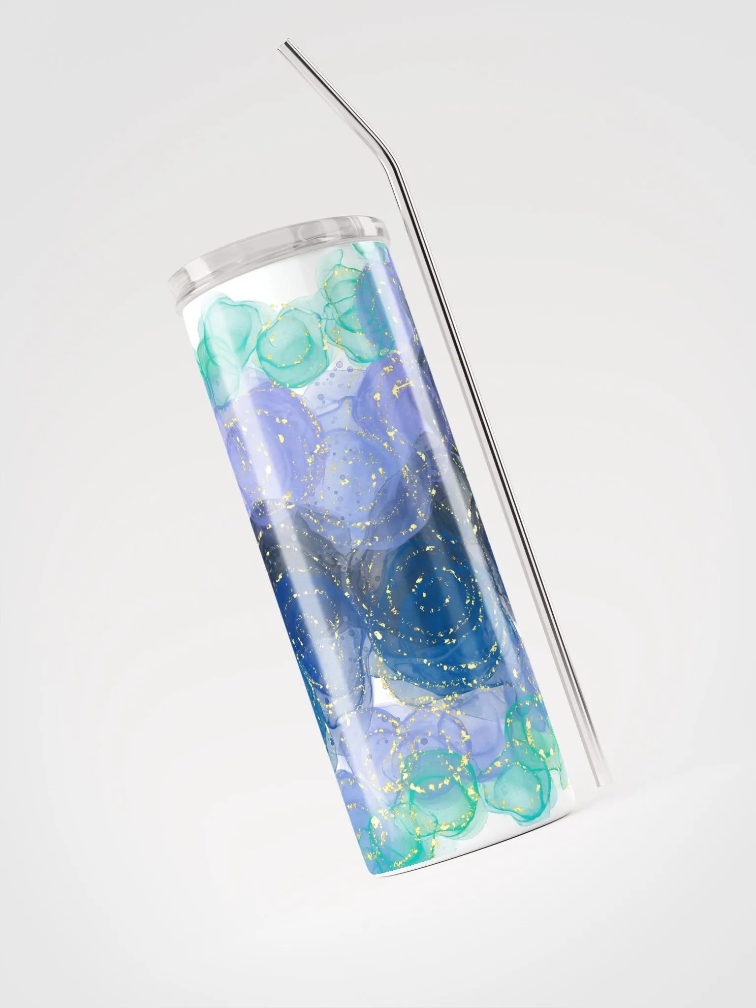 Shimmering Circles Stainless Steel Tumbler product image (6)