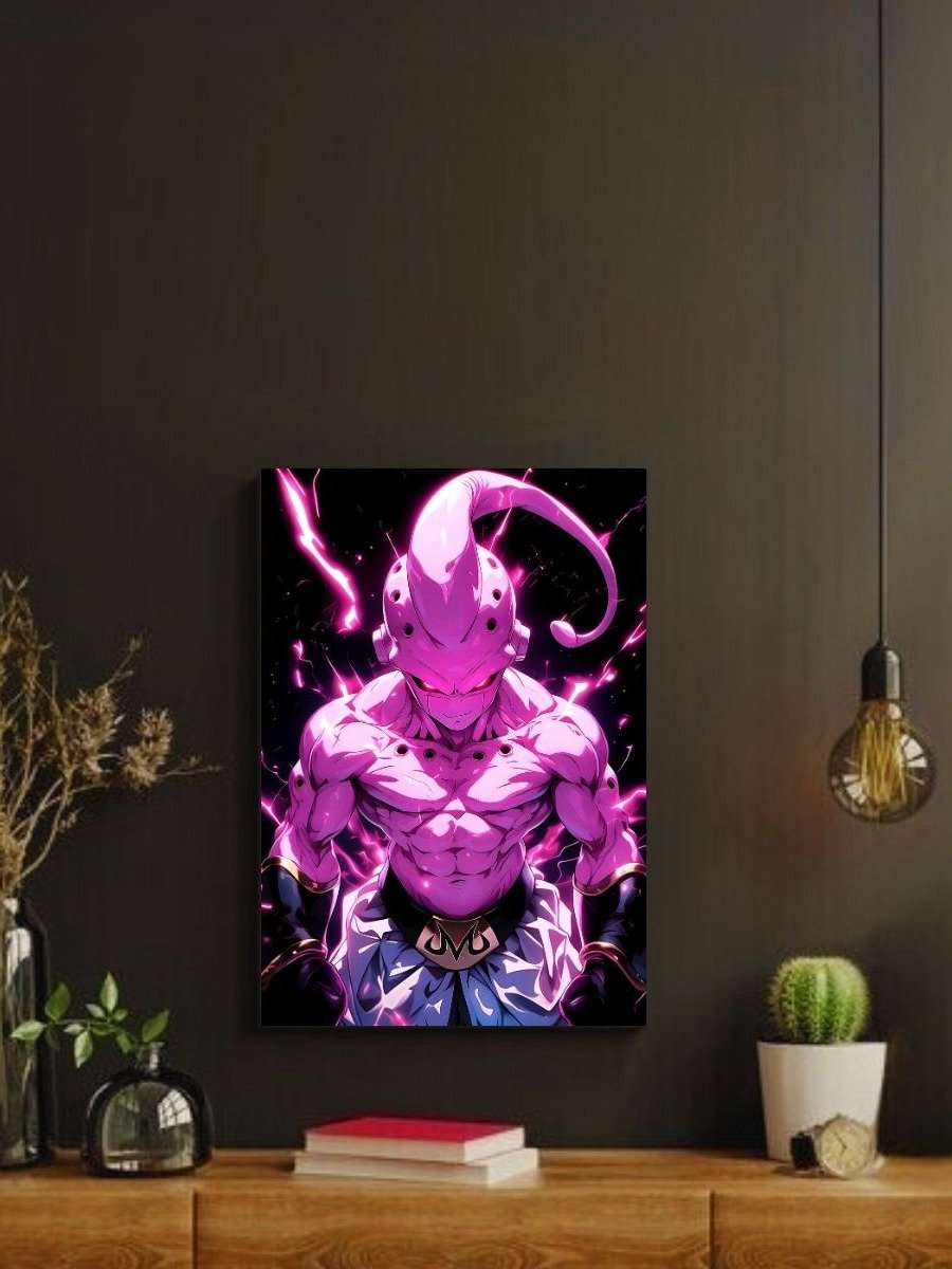 Dragon Ball Z Super Buu Lightning Aura – Glossy 8x10 Metal Print product image (2)