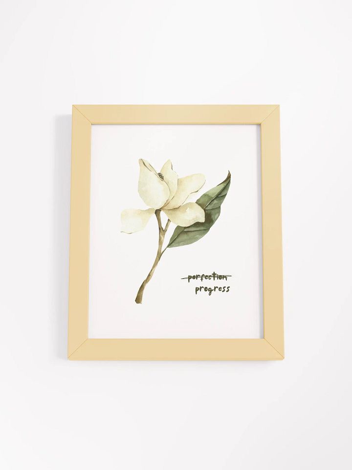 Progress, Not Perfection Botanical Wall Art product image (2)