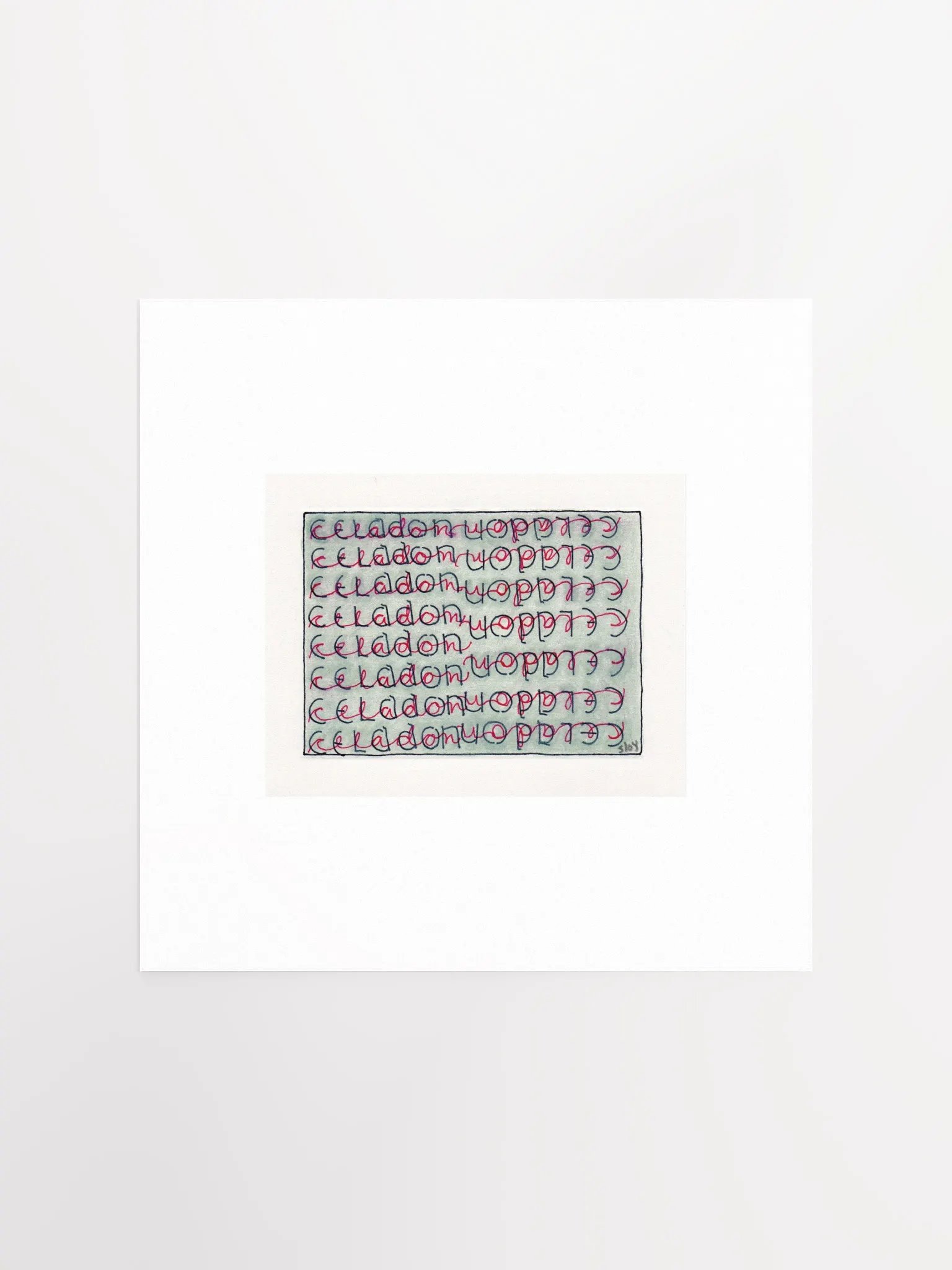 Celedon Panel Card Print product image (2)