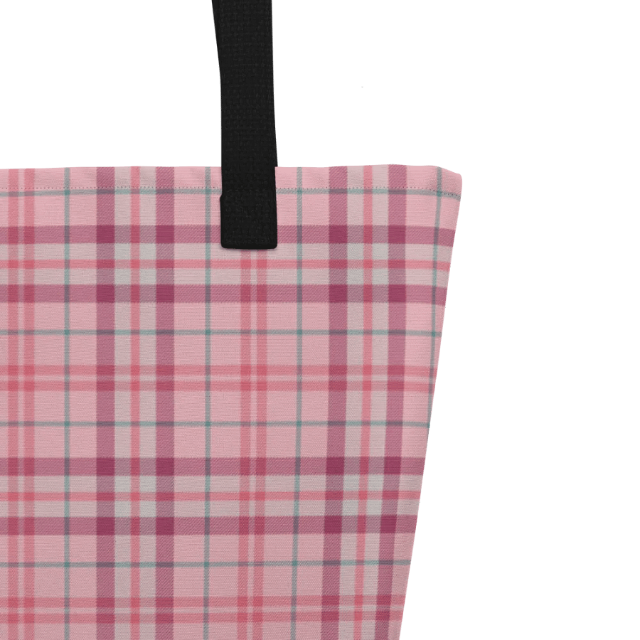 Valentine Plaid Tote Bag product image (3)