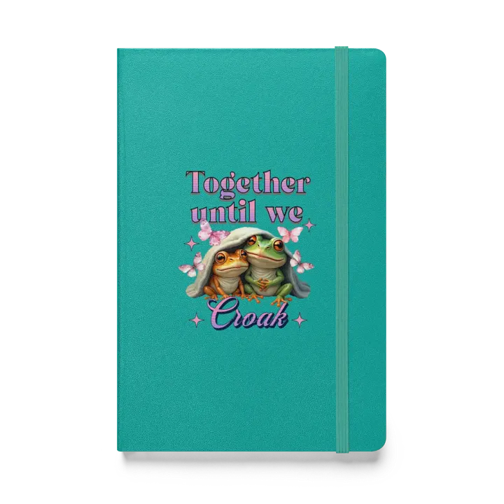 Together Until We Croak Frog Whimsical Hardcover Journal product image (1)