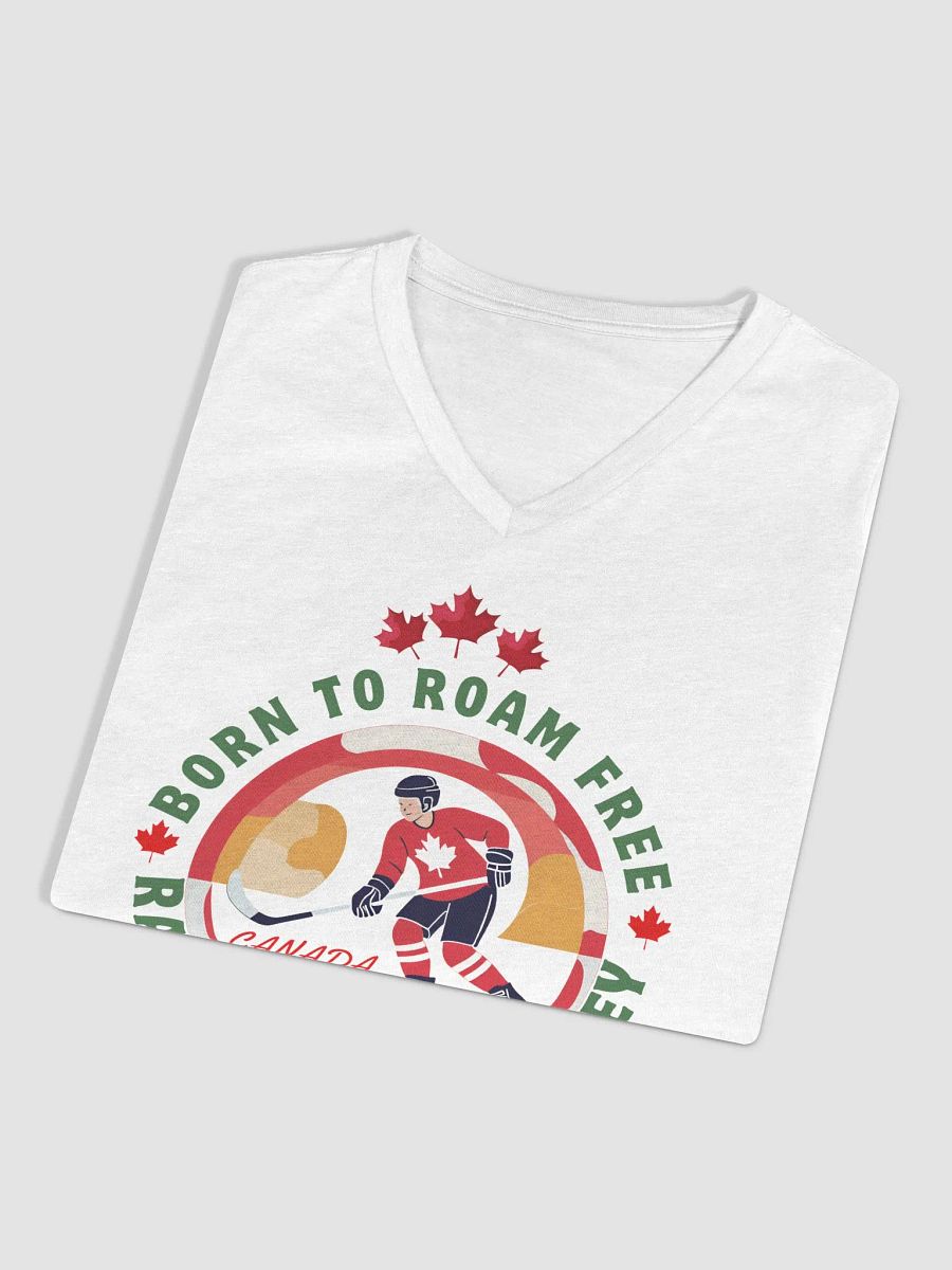 Born to Roam Free Hockey V-Neck Tee product image (18)