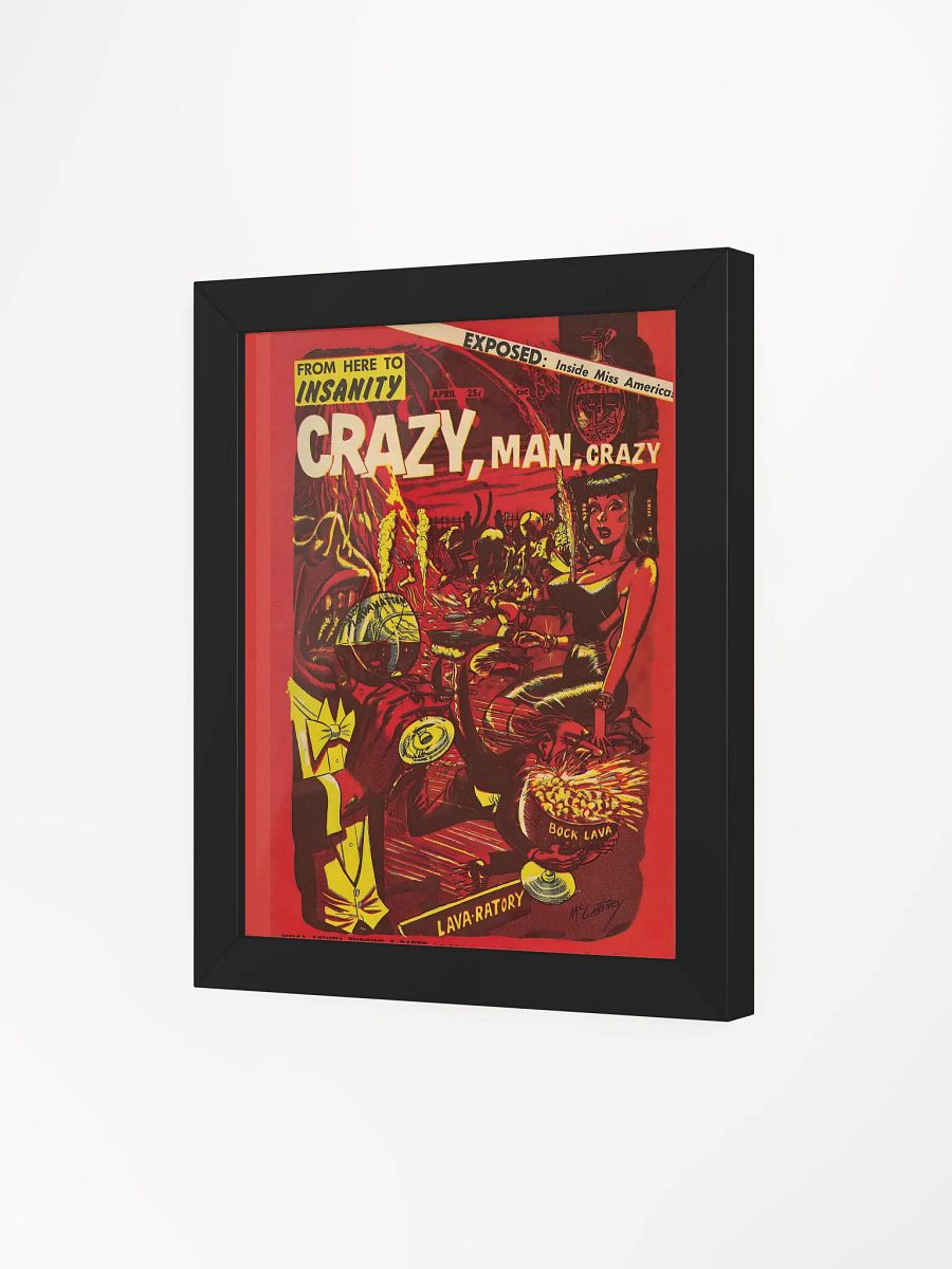 Crazy, Man, Crazy - Vintage Comic Book Poster product image (11)