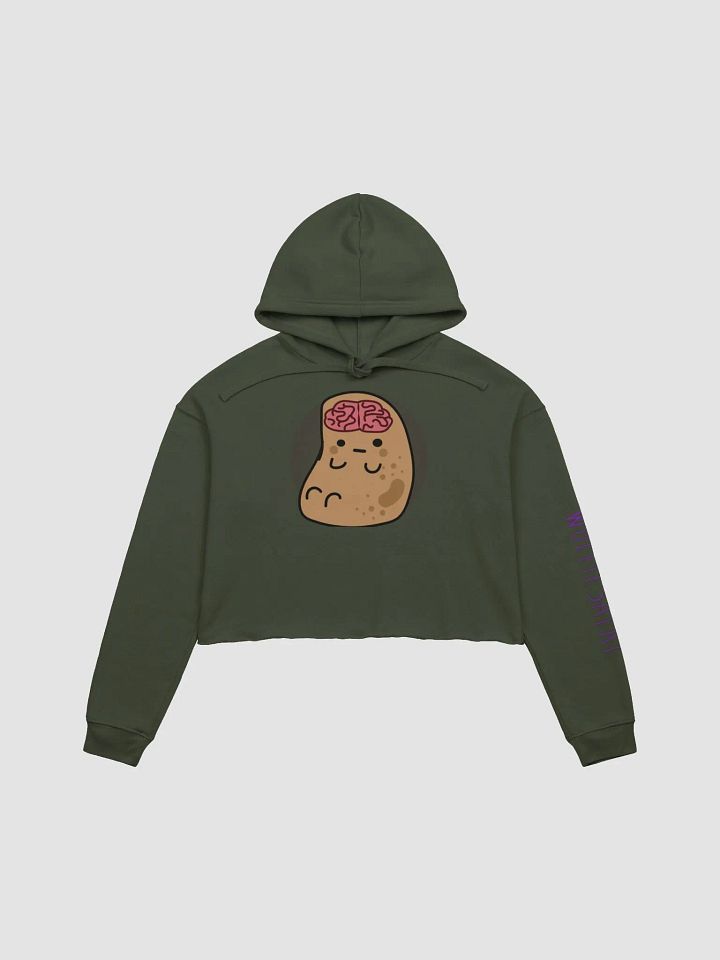 Potato Brain Crop Top Hoodie product image (1)