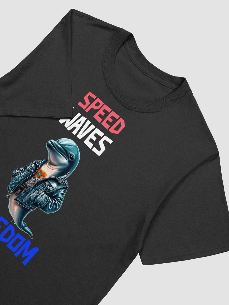 Speed Waves Freedom Dolphin T-Shirt product image (3)