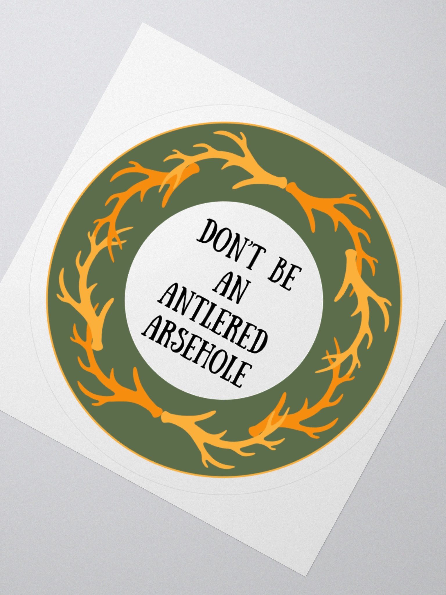 Stag Man Reprimand Sticker product image (4)