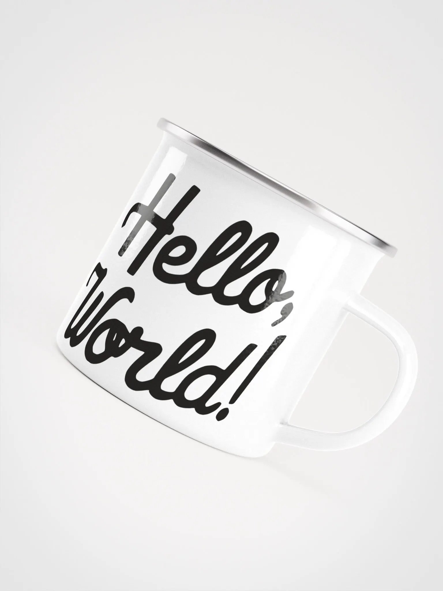 Hello World! Enamel Mug: A Coder's First Cheers product image (5)