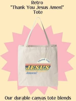 Say hello to retro vibes with our latest must-have: the Natural Canvas Tote featuring a groovy design with the timeless phrase 