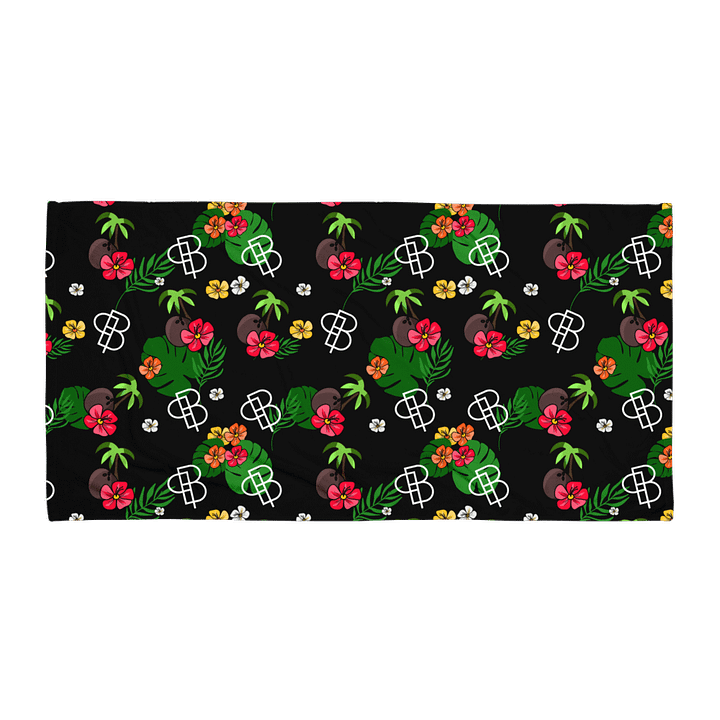 Tropical Island Towel in BLACK product image (2)