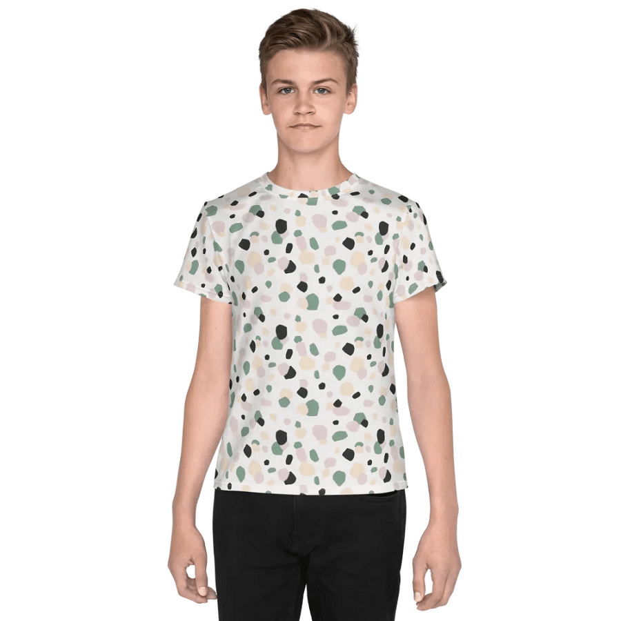 Terrazzo Dreams Youth T-Shirt product image (12)