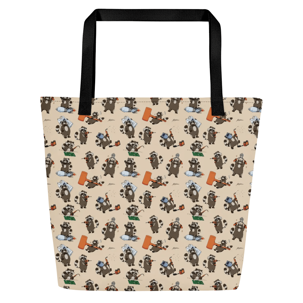 AH! RACCOONS EVERYWHERE! Tote Bag product image (3)