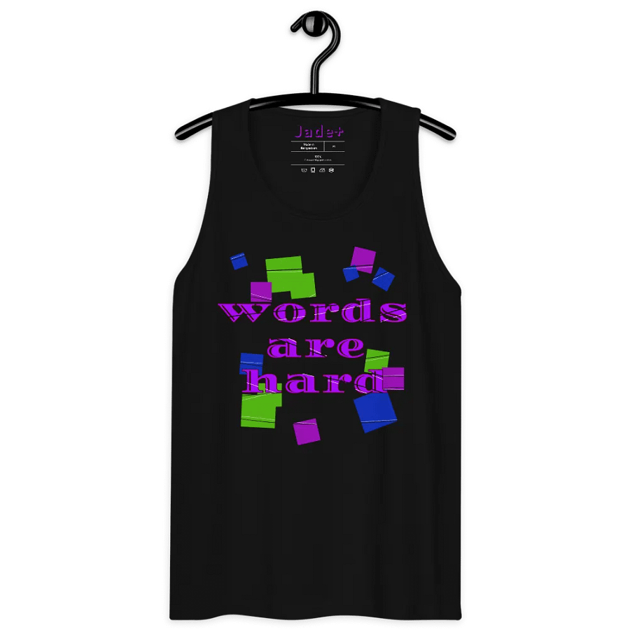 Words are hard Men's Tank Top product image (9)