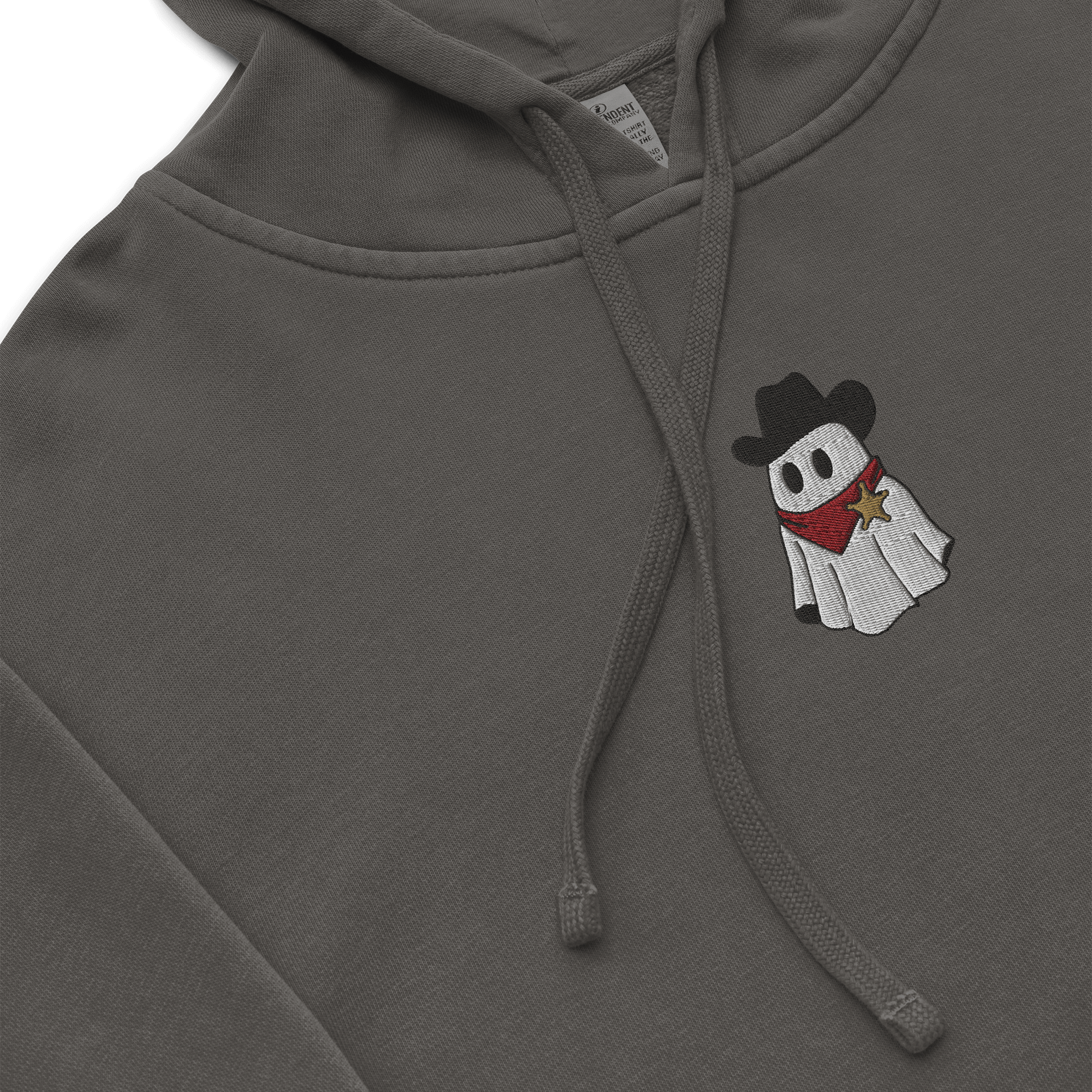 Halloween '25 Ghost Cowboy Pigment Dyed Embroidered Hoodie product image (5)