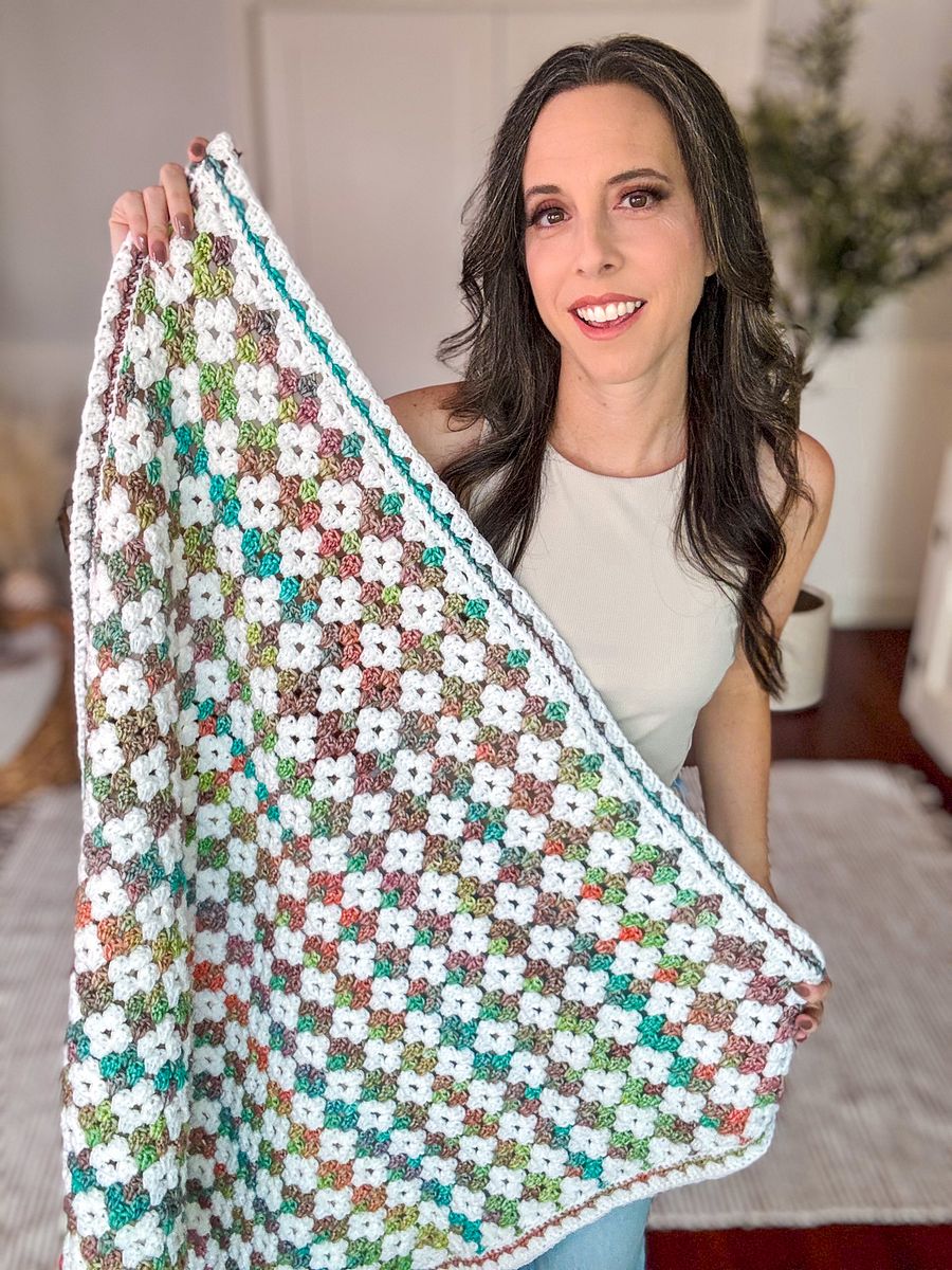 Colorful Hues Crochet Blanket Pattern product image (3)