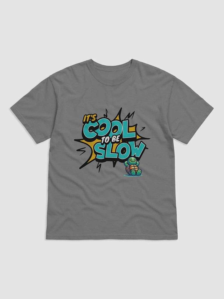 Chill Turtle: 'It's Cool to Be Slow' T-Shirt product image (2)