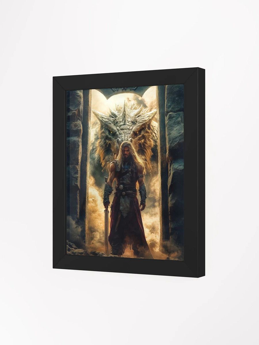 Varek the warrior - Framed High Quality Matte Poster product image (21)