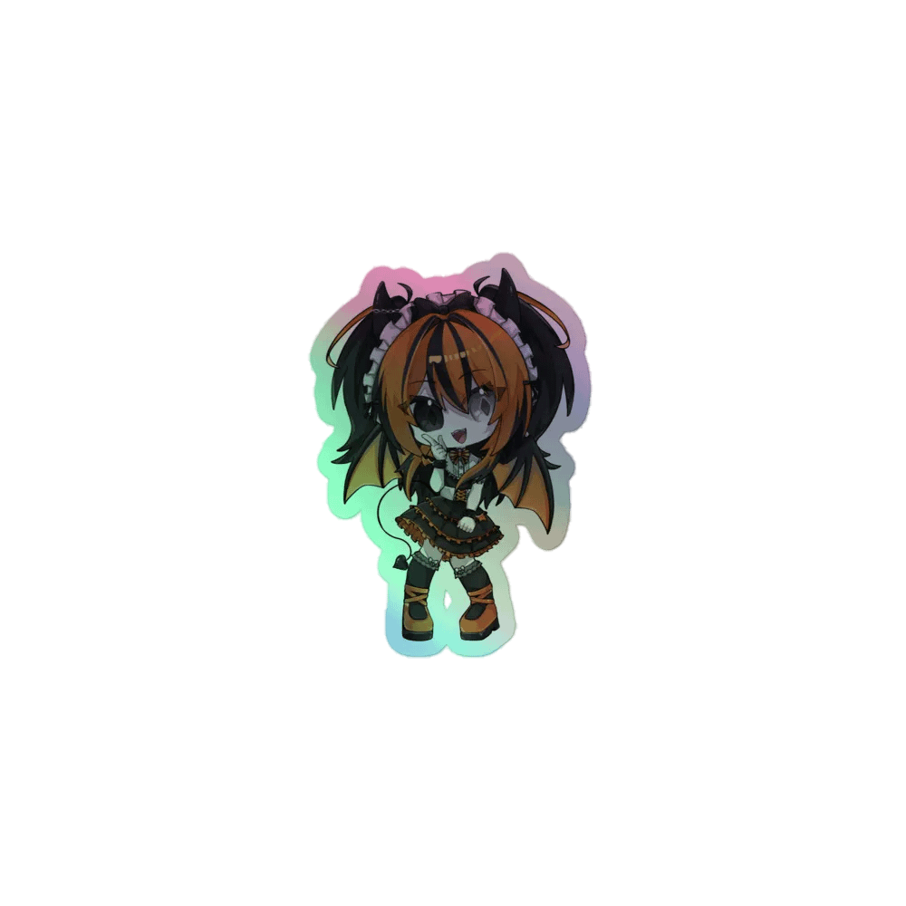Mistiplayer Chibi style - Holographic Sticker product image (1)