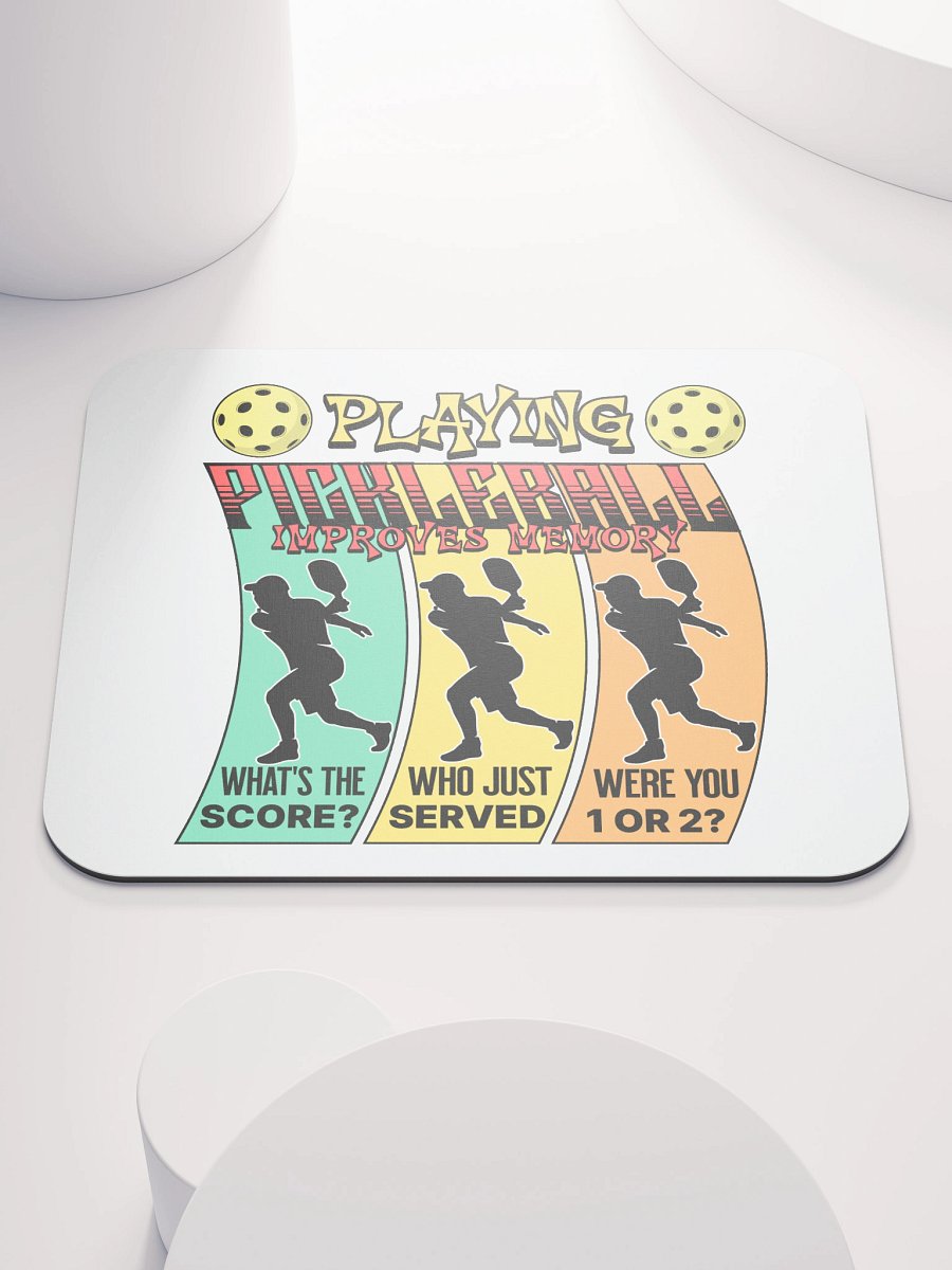 Playing Pickleball Improves Memory Ribbon Boost Mouse Pad product image (2)
