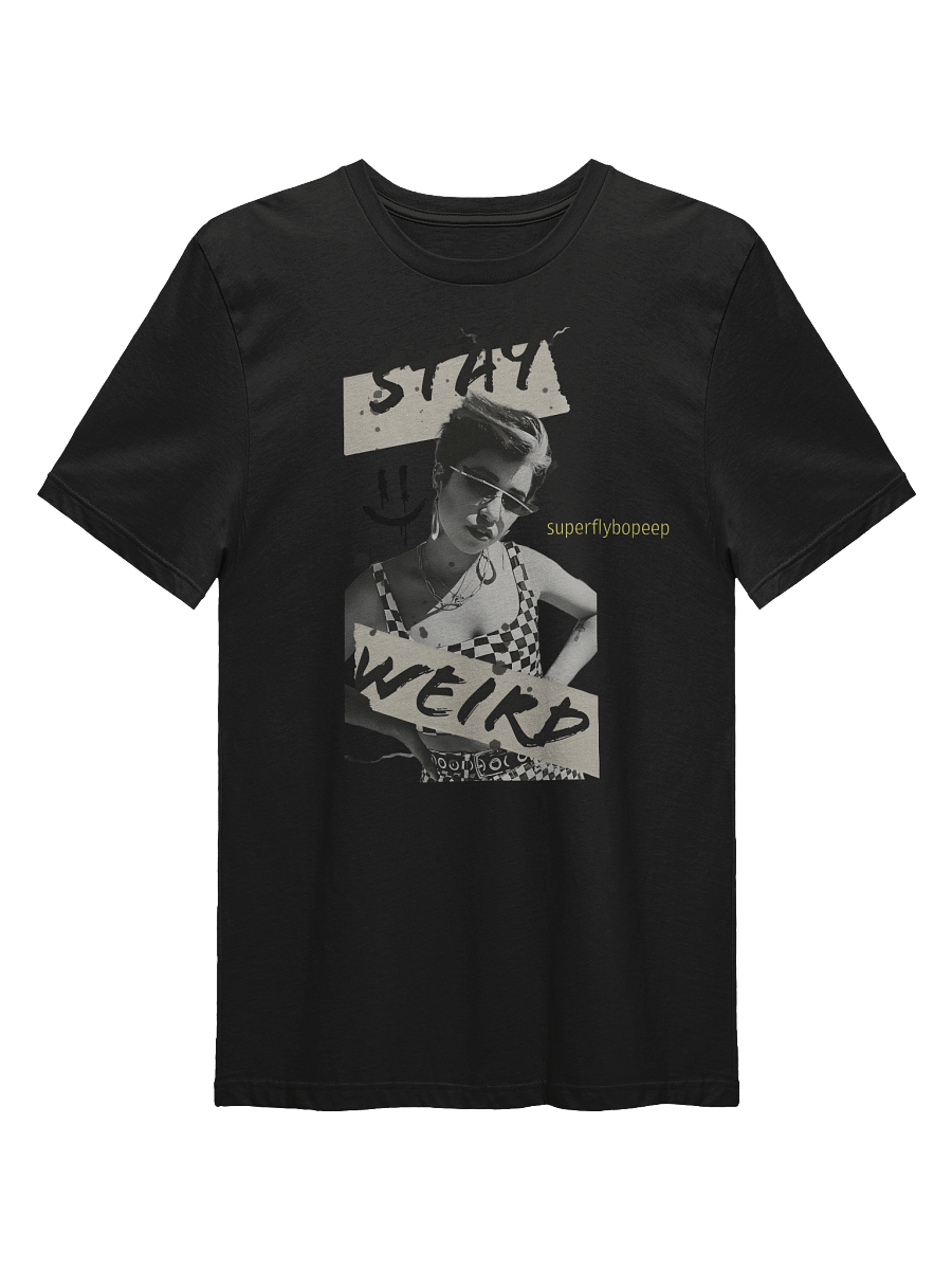Stay Weird Checkered Chic T-Shirt product image (2)