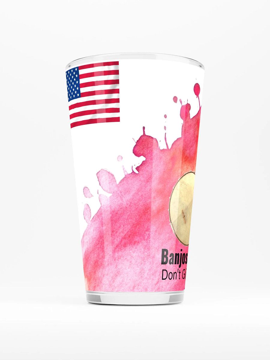 Banjos For Veterans (B4V) Artwork Shaker Pint Glass 16 oz product image (2)
