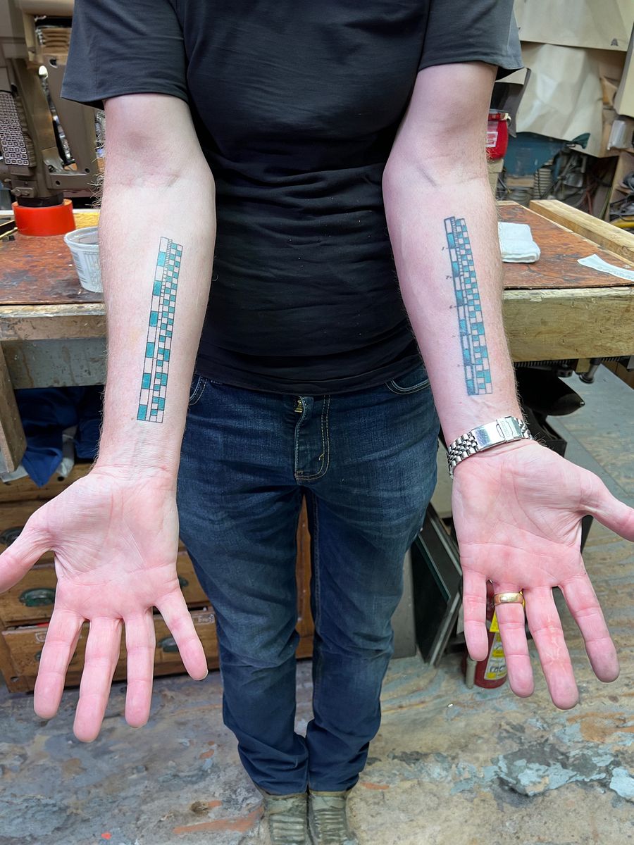 Adam Savage's Temporary Ruler Tattoo (2 pack) product image (3)