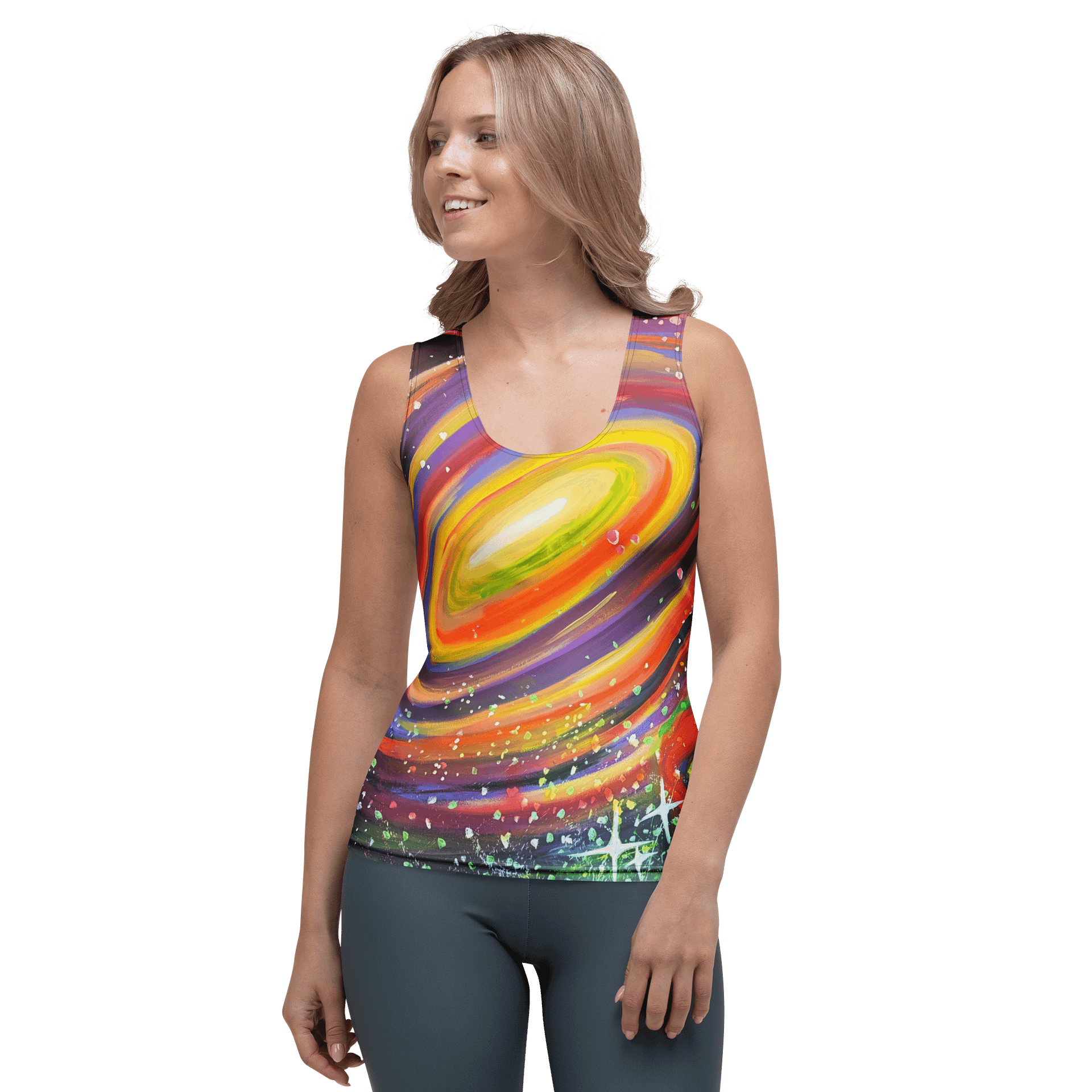 Red Galaxy Women's Tank Top product image (1)