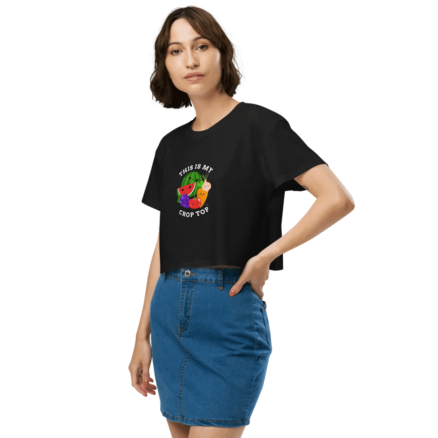The Punny Plant Crop Top product image (26)