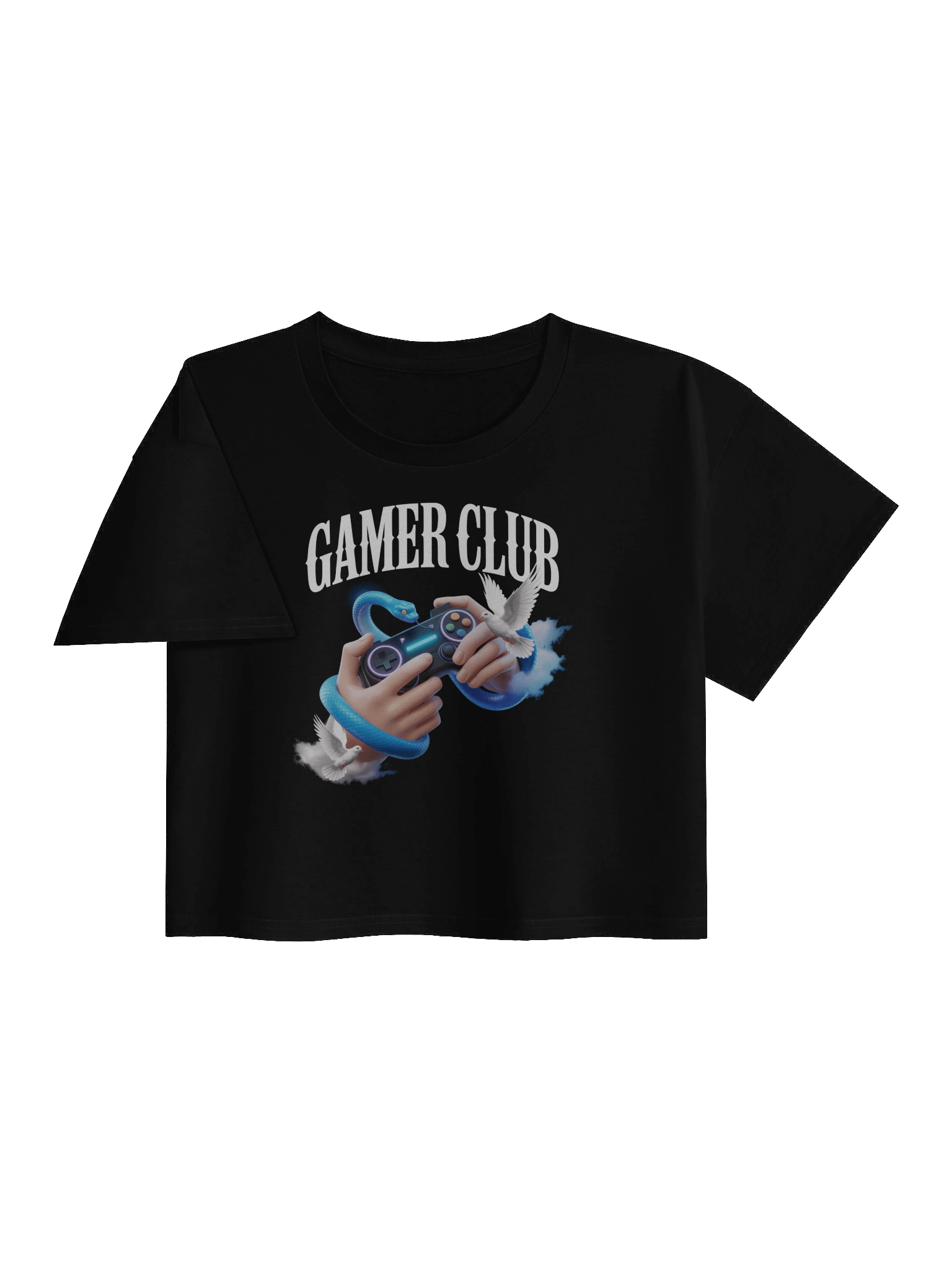 Gamer's Serenity Crop Top product image (3)