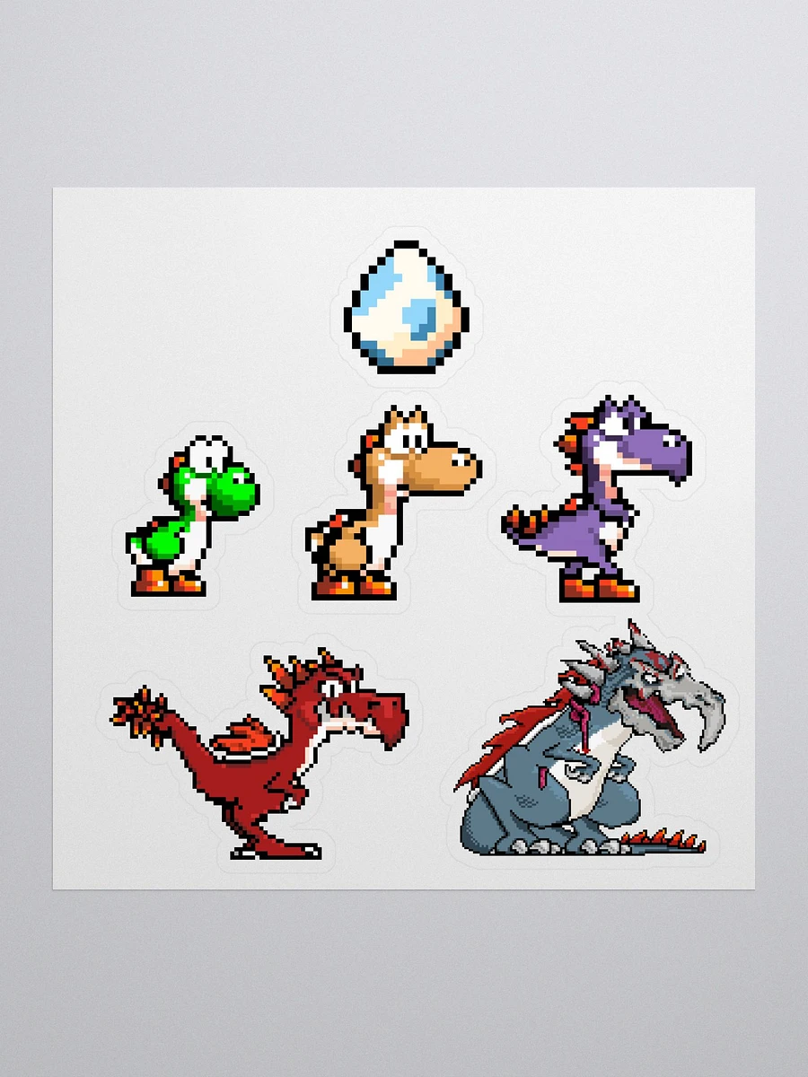 The Evolution Of Yoshi - Sticker Pack product image (2)