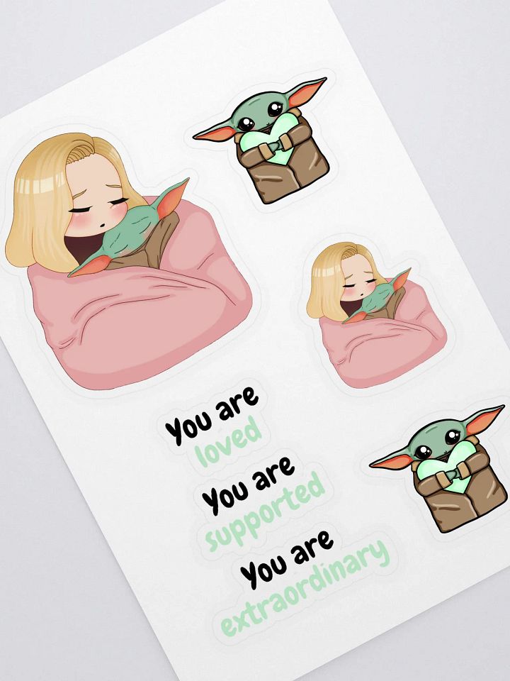 'Postively Mint' Sticker Sheet product image (1)