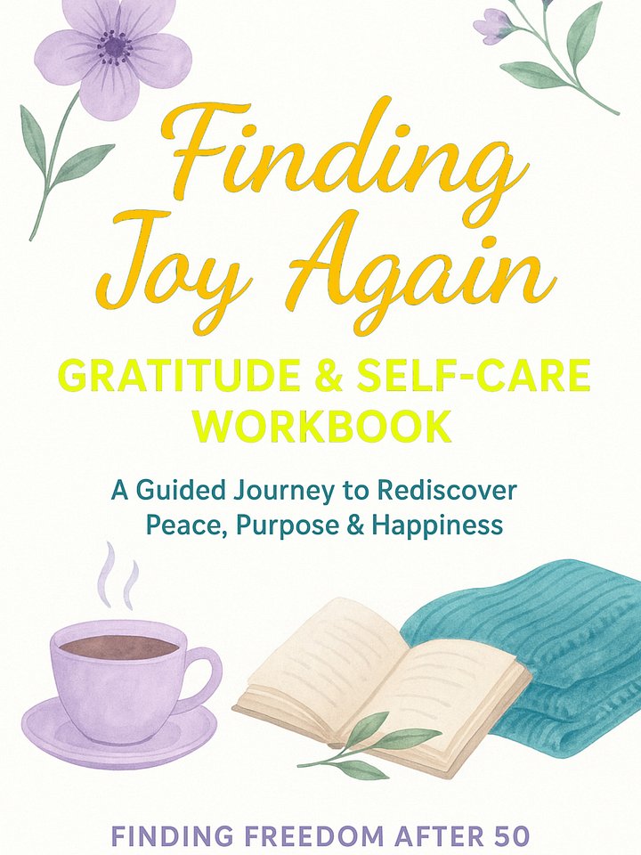 🌸 Finding Joy Workbook for Women | Printable Self-Discovery & Mindfulness Journal product image (1)